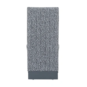 Global Furniture USA D12 Fabric Dining Side Chair in Grey/White