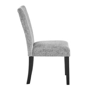 Global Furniture USA D1319 Fabric Dining Side Chair in Light Grey