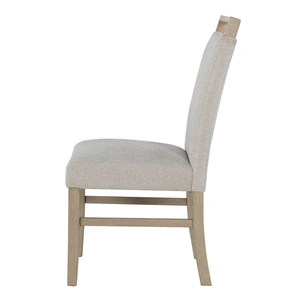 Global Furniture USA D1321 Fabric Dining Side Chair in Light Grey