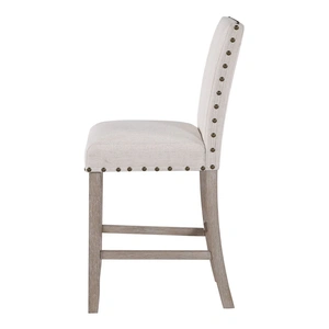 Global Furniture USA D1622 Fabric/Wood Bar Stool (Set of 2)