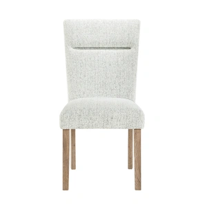 Global Furniture USA D2504 Fabric Dining Chair in Light Grey