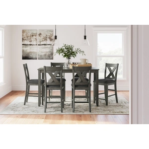 Ashley Furniture Caitbrook 7-Piece Counter Height Dining Set | Gray, Gray
