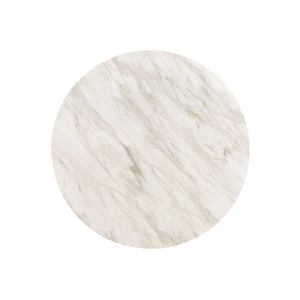 Global Furniture USA D40011 Marble/Wood Round Bar Table, Light Grey