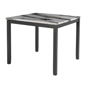 Global Furniture USA D4054 5-Piece Bar Table Set in Black/White