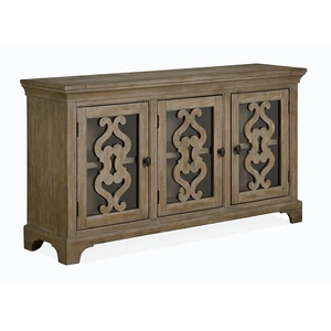 Magnussen SM Tinley Park Wood Server w/3 Doors, Dovetail Grey