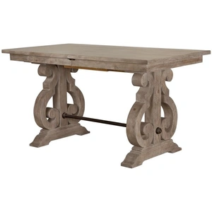 Magnussen SM Tinley Park Wood Extendable Dining Counter Table, Dovetail Grey