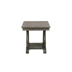 Homelegance Toulon Wood Veneer End Table, Grey