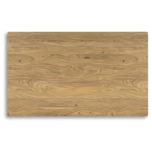 Ashley Furniture Gretlynn Rectangular Wood & Metal Dining Table | Ashley Furniture, Black/Natural