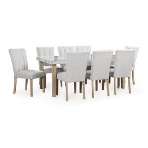 Ashley Furniture Larawyn Wood Dining Table - Bisque Rectangular Table | SohoMod, Bisque