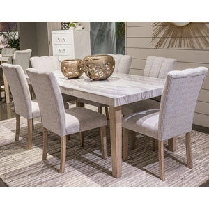 Ashley Furniture Larawyn Wood Dining Set - Bisque Finish | Ashley Furniture, Bisque