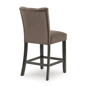 Ashley Furniture Jeshina Wood Barstool - White & Brown Upholstered Stool | Sohomod, Mocha (Set of 2)