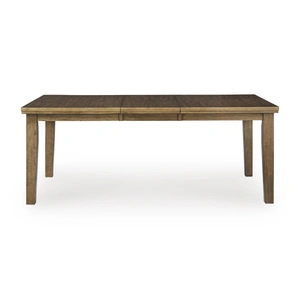 Ashley Furniture Urbinforte Light Brown Wood Butterfly Extendable Dining Table, Light Brown