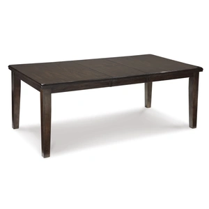 Ashley Furniture SM Haddigan 5-Piece Wood Extendable Dining Room Set, Dark Brown