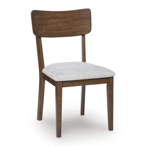 Ashley Furniture Tameride Upholstered Dining Side Chair | Warm Brown Finish, Brown (Set of 2)