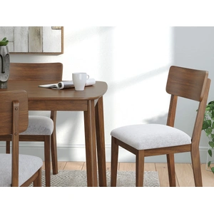 Ashley Furniture Tameride 5-Piece Wood Dining Set | Mid-Century Brown | SohoMod, Brown