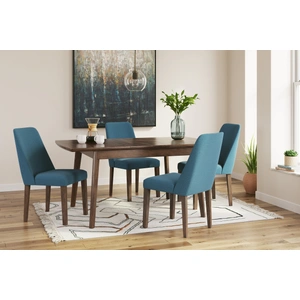 Ashley Furniture Lyncott Butterfly Extendable Dining Set - Brown | Ashley, Brown