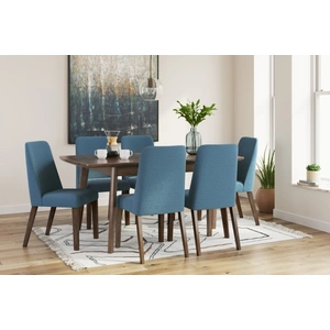 Ashley Furniture Lyncott Butterfly Extendable Dining Set - Brown | Ashley, Brown
