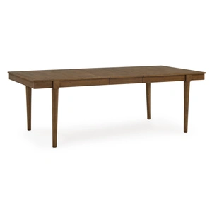 Ashley Furniture Lyncott Wood Extendable Dining Table - Brown Mid-Century Style, Brown