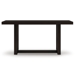 Ashley Furniture Neymorton Wood Counter Height Dining Table with Storage, Dark Grayish Brown