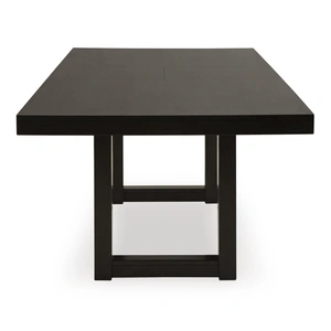 Ashley Furniture Neymorton Wood Extendable Dining Table - Seats 10 - Dark Brown, Dark Grayish Brown