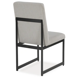 Ashley Furniture Tomtyn Industrial-Modern Dining Side Chair | Light Brown Fabric, Light Brown (Set of 2)