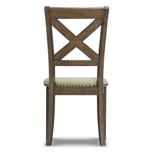 Ashley Furniture SM Moriville Polyester/Wood Dining Side Chair, Beige (Set of 2)