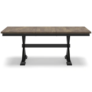 Ashley Furniture Wildenauer Wood Extendable Dining Table - Seats 8, Brown/Black