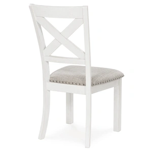 Ashley Furniture Robbinsdale Cottage-Style Dining Side Chair | Antique White, Antique White (Set of 2)