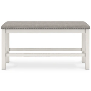 Ashley Furniture Robbinsdale Double Counter Bench - Antique White Wood | Sohomod, Antique White