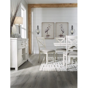 Ashley Furniture Robbinsdale Extendable Dining Set - Antique White | Ashley, Antique White