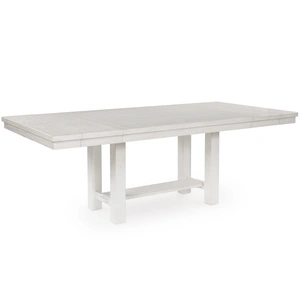 Ashley Furniture Robbinsdale Antique White Extendable Wood Dining Table | SohoMod, Antique White