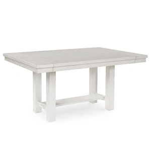 Ashley Furniture Robbinsdale Antique White Extendable Wood Dining Table | SohoMod, Antique White