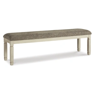 Ashley Furniture Bolanburg Extra Large Upholstered Dining Bench | Two-Tone, Two-tone