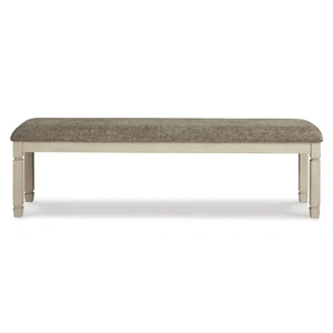 Ashley Furniture Bolanburg Extra Large Upholstered Dining Bench | Two-Tone, Two-tone