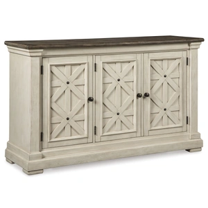 Ashley Furniture SM Bolanburg 5-Piece Wood Dining Room Set, Antiqued White