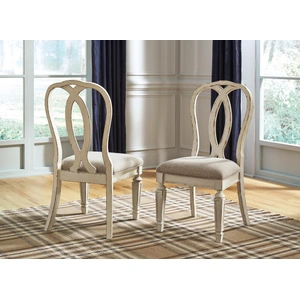 Ashley Furniture Realyn Oval Extendable Dining Set - Chipped White | Ashley, Chipped White