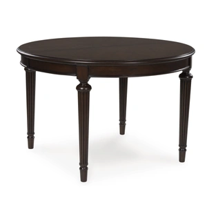 Ashley Furniture Lavinton Oval Wood Extendable Dining Table - Brown | Sohomod, Brown