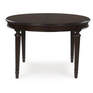 Ashley Furniture Lavinton Oval Wood Extendable Dining Table - Brown | Sohomod, Brown