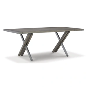 Ashley Furniture Krystanza Rectangular Wood Dining Table - Weathered Gray | Sohomod, Weathered Gray
