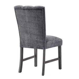 Global Furniture USA D8030 Fabric Dining Chair in Black/Brown