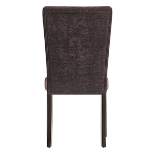 Global Furniture USA D8212 Fabric Dining Side Chair in Dark Brown