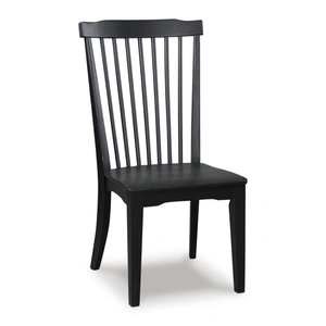 Ashley Furniture Greddinton Spindle-Back Dining Chair | Rustic Wood Seating (Set of 2)