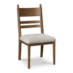 Ashley Furniture Greddinton Ladder-Back Dining Side Chair | Upholstered Seating (Set of 2)