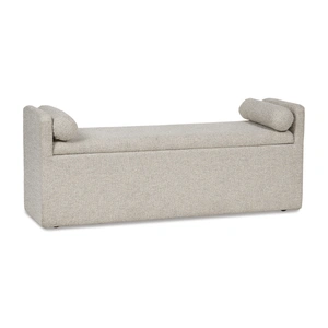 Ashley Furniture Galliden Large Upholstered Dining Bench | Beige & Light Brown, Beige