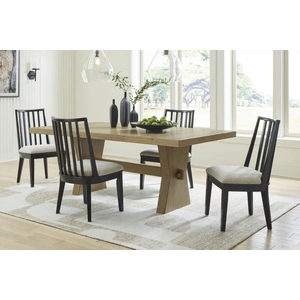 Ashley Furniture Galliden Wood Dining Room Set - Light Brown | Ashley Furniture, Light Brown