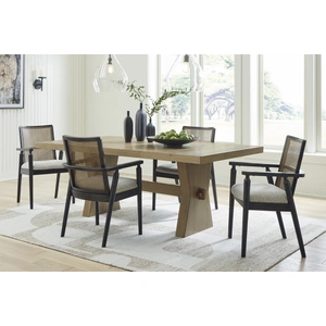 Ashley Furniture Galliden Wood Dining Room Set - Light Brown | Ashley Furniture, Light Brown