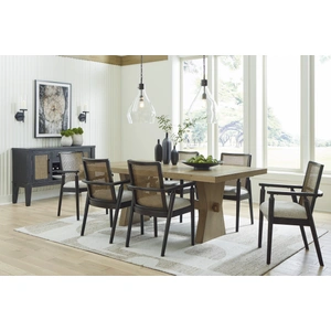 Ashley Furniture Galliden Wood Dining Room Set - Light Brown | Ashley Furniture, Light Brown