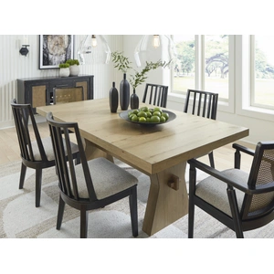 Ashley Furniture Galliden Wood Dining Room Set - Light Brown | Ashley Furniture, Light Brown
