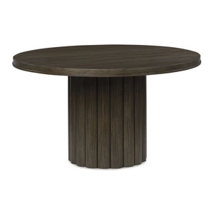 Ashley Furniture Radkin Round Wood Dining Set - Mid-Century Modern | Ashley, Burnished Brown