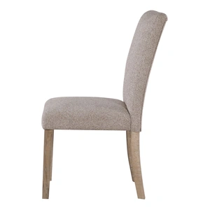 Global Furniture USA D8683 Fabric/Wood Dining Chair, Beige (Set of 2)